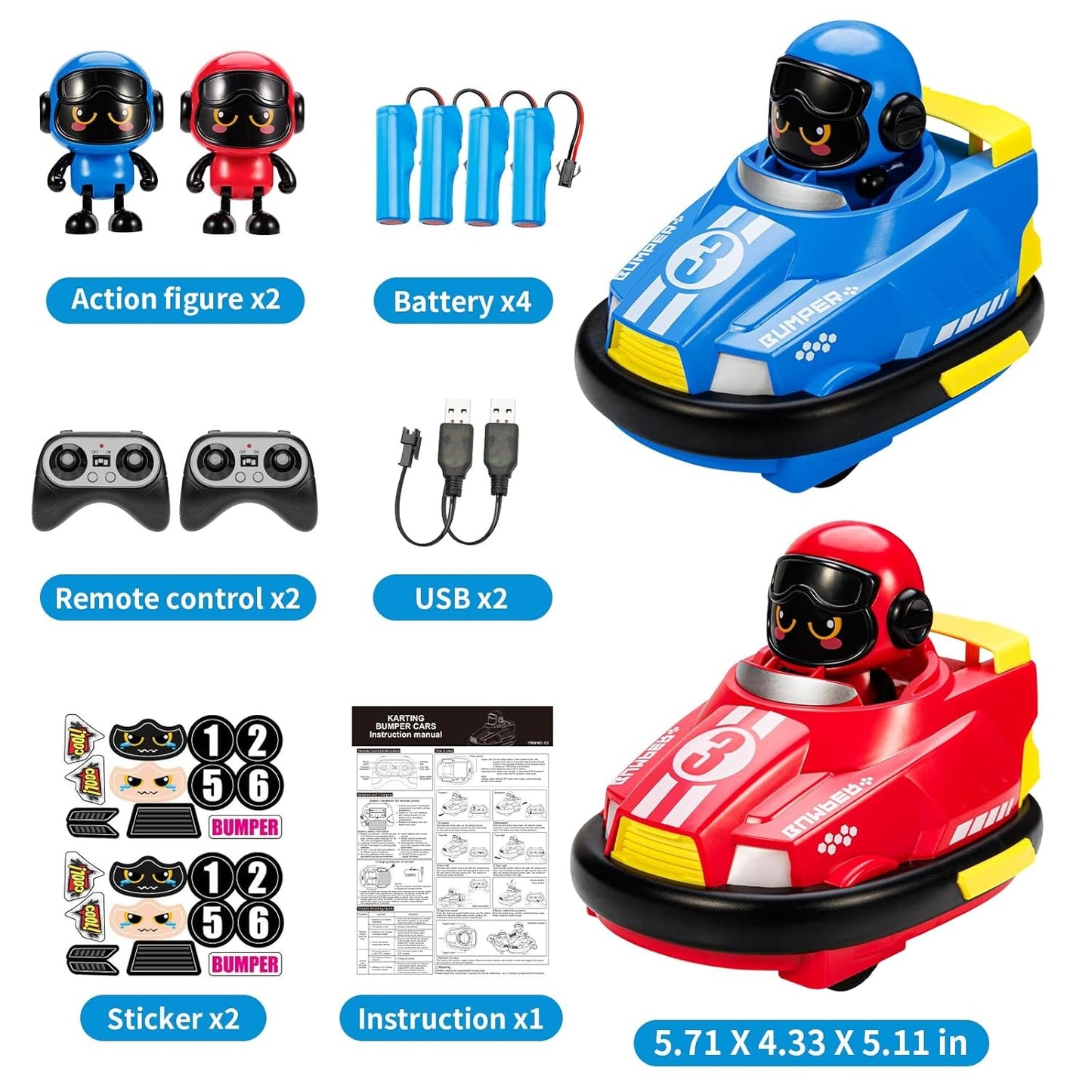 Battle Bumper RC Car Toy