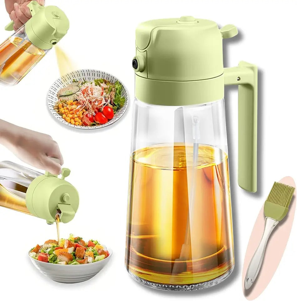 Three-in-One Oil Spray Bottle - Pack of 2