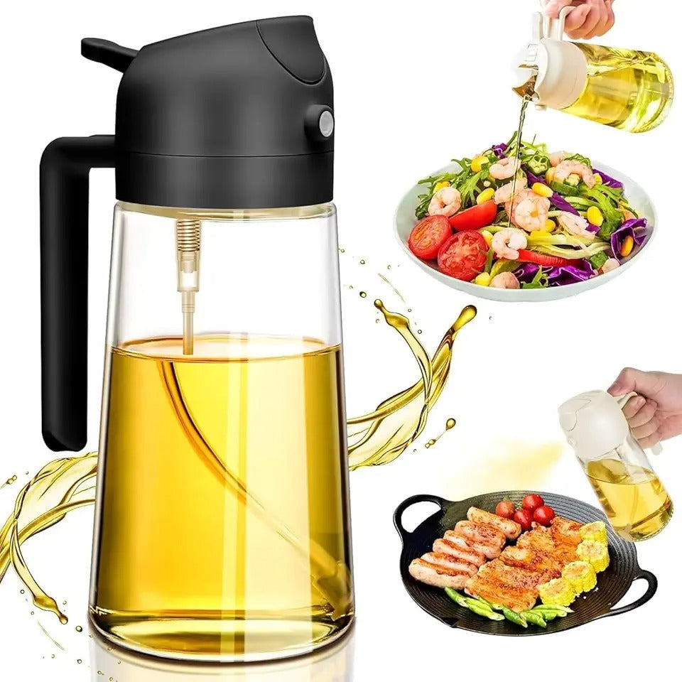 Three-in-One Oil Spray Bottle - Pack of 2